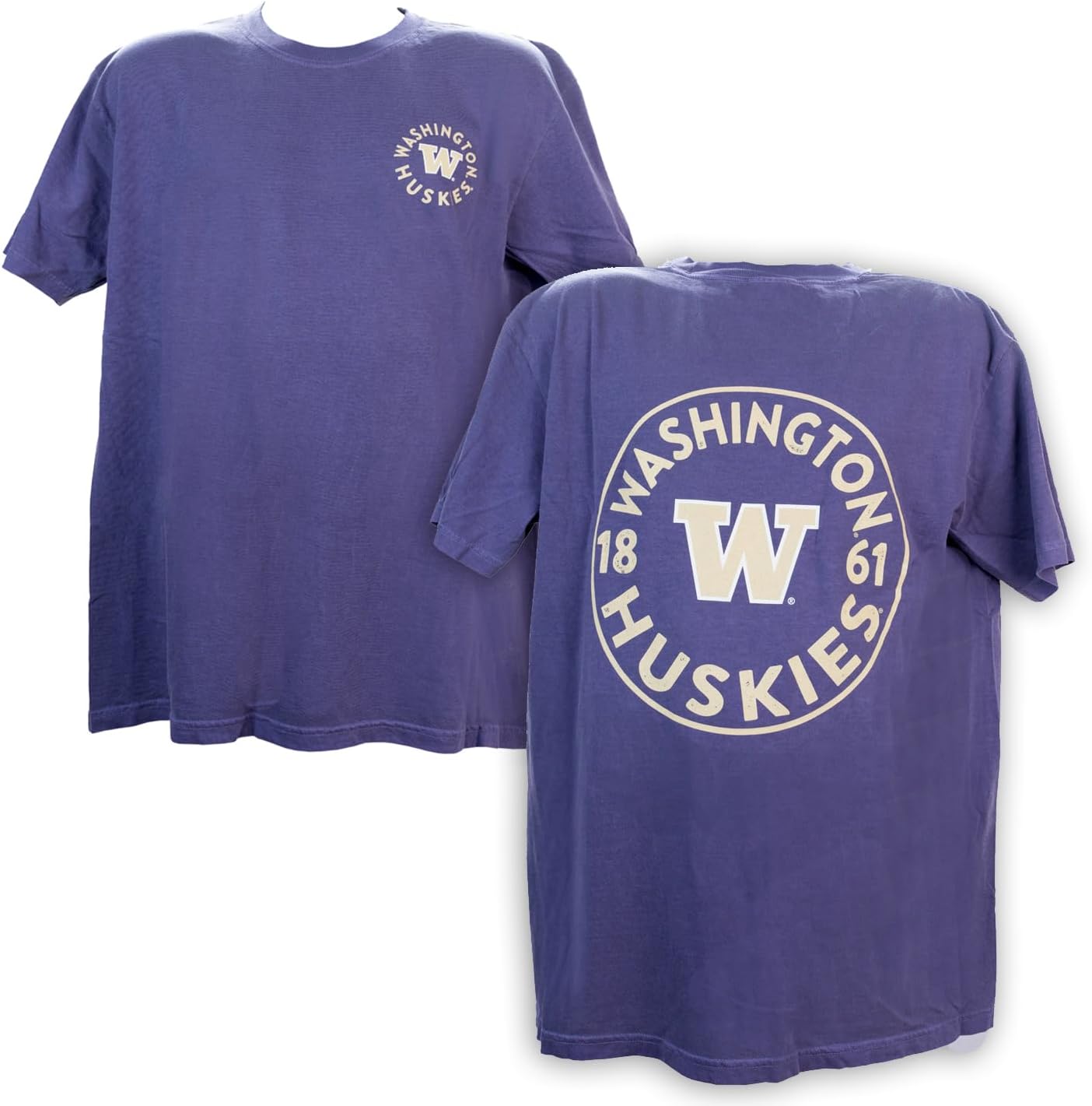 Vintage 2 Sided Logo Comfort Colors Short Sleeve Tshirt 100% Cotton