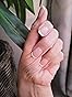 Gelab Cosmetics LLC Beetles Nail Stamp, 4Pcs French Tip Tool Easy Manicure Nail Stamper Single Head Soft Silicone Long & Short French Tip Stamp Tool with 2Pcs Nail Scraper Decorations