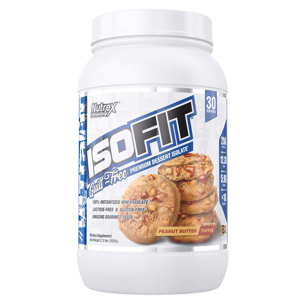Nutrex Research IsoFit | Whey Protein Powder Instantized 100% Whey Protein Isolate | Muscle Recovery