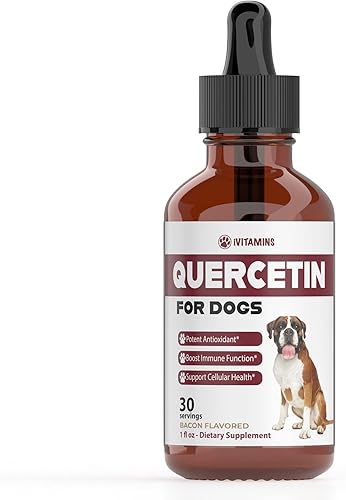 Quercetina para perros Alivio de la alergia de perros Quercetina para alergias de perros Alergia a perros Quercetina Soporte para alergias para