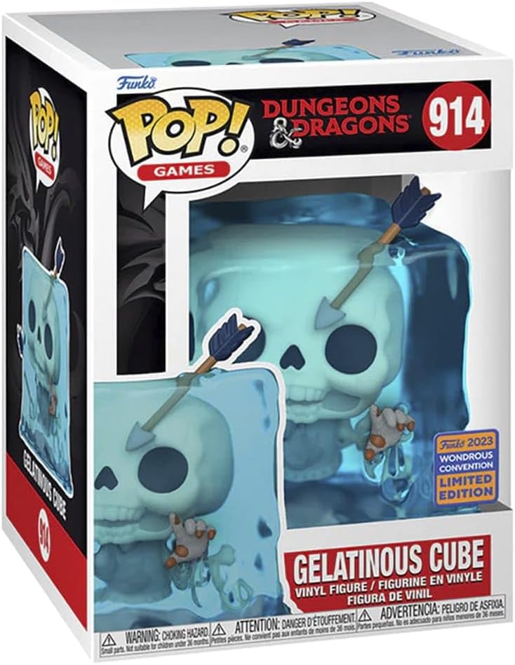 Funko Gelatinous Cube 3.8-in Vinyl Figure WonderCon Limited Edition Exclusive