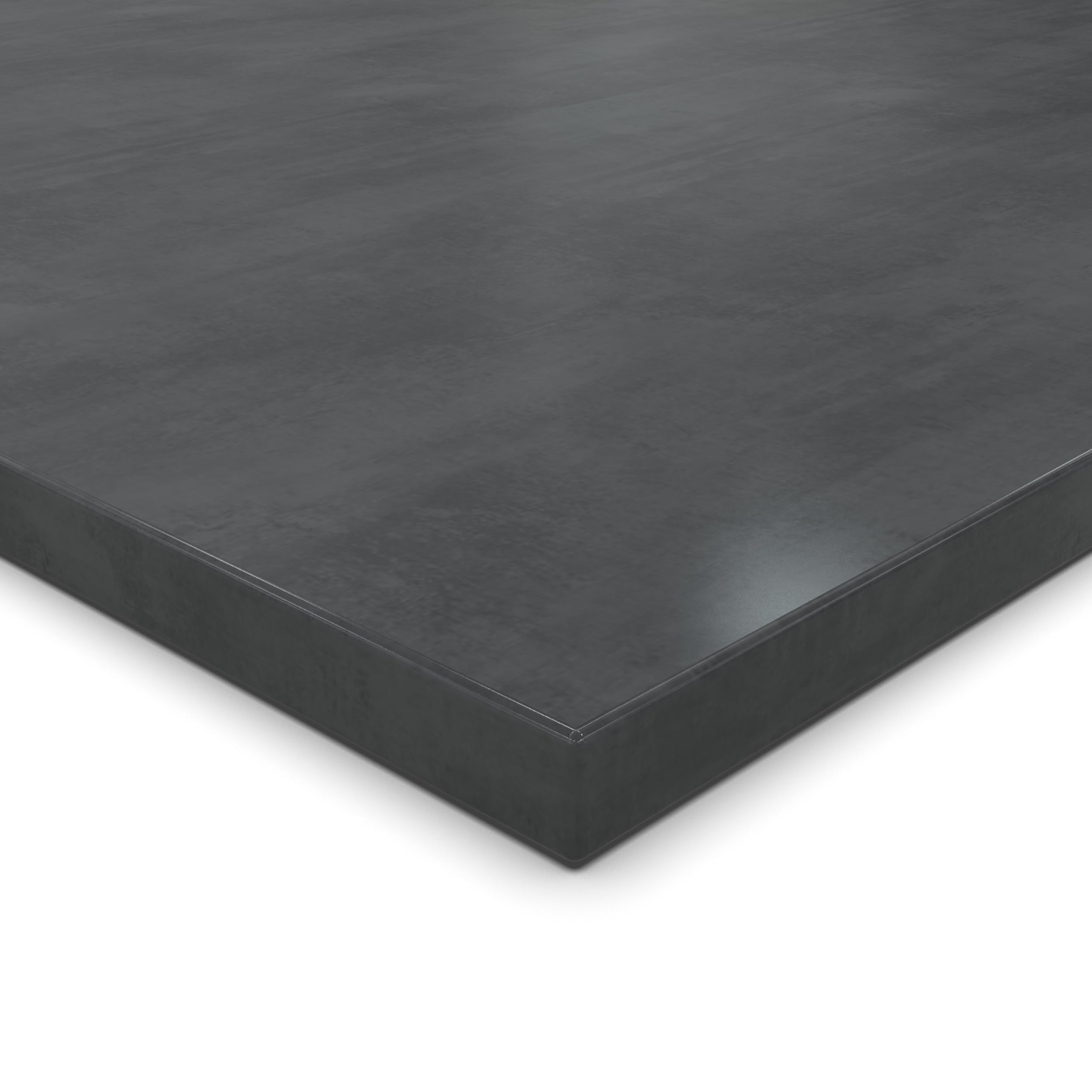 AUPROTEC Plateau De Table 19 Mm Alux Noir 100 X 50 Cm I Panneau De