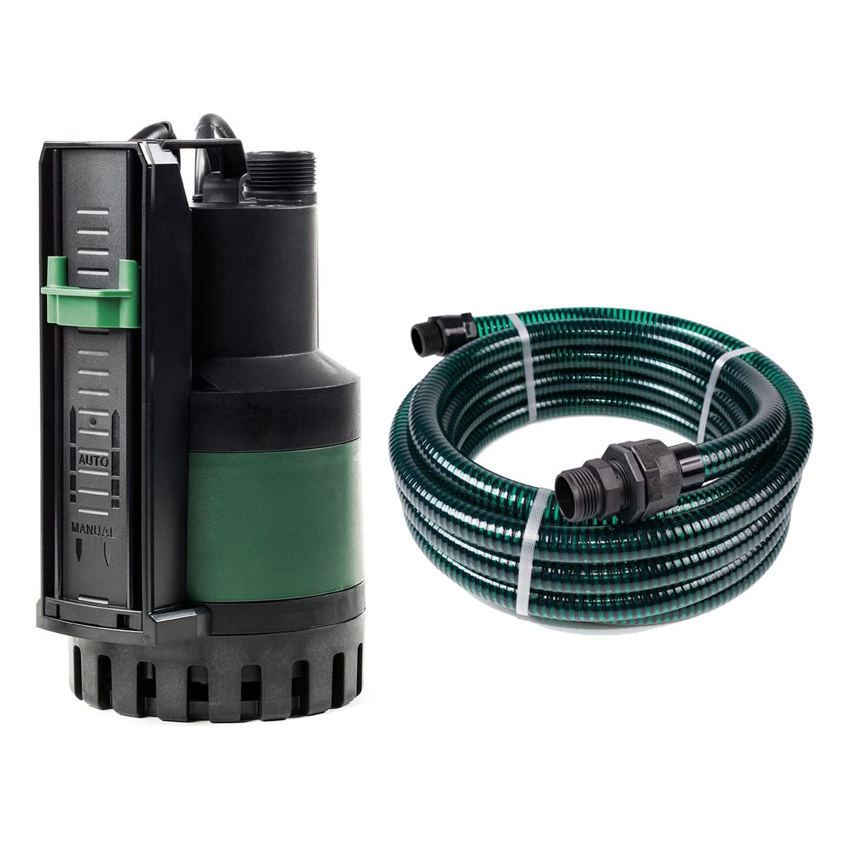 Dab Green / Black Nova Up 300 M-Ae With A 7 Metre Drain Hose