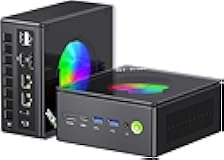 Gaming Mini PC AMD Ryzen 9 8945HS (Turbo 5.1GHz) 32GB DDR5 2TB SSD, Computers PC Oculink, Dual NIC LAN 2.5G, WiFi 6, USB3.2, USB-C 4.0, BT5.2, DP, HDMI, Dual Fan Nucbox K11