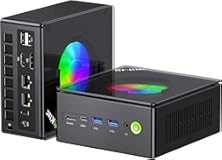 Gaming Mini PC AMD Ryzen 9 8945HS &lpar;Turbo 5&period;1GHz&rpar; 32GB DDR5 2TB SSD&comma; Computers PC Oculink&comma; Dual NIC LAN 2&period;5G&comma; WiFi 6&comma; USB3&period;2&comma; USB-C 4&period;0&comma; BT5&period;2&comma; DP&comma; HDMI&comma; Dual Fan Nucbox K11