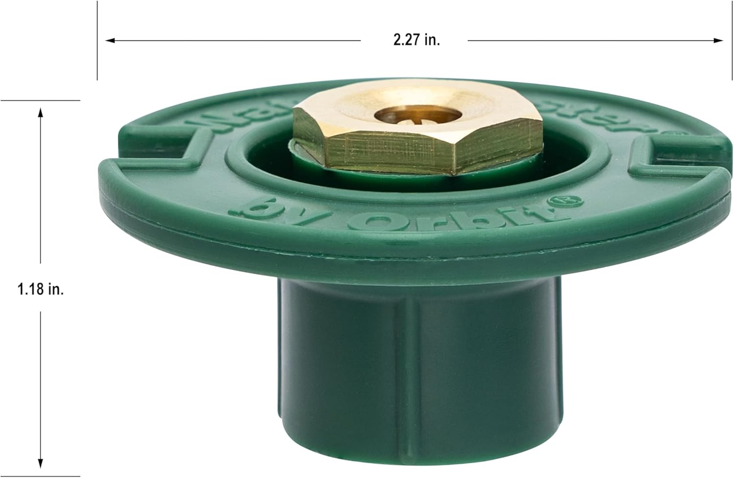 15-Pack Orbit Brass Nozzle 360 Degree Full Spray Watering Lawn Sprinkler Head - 54024