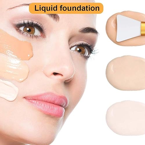 Miniatura 3 de 3 pinceles de silicona para mascarillas faciales, brochas de maquillaje, herramienta de belleza de máscara de lodo facial de silicona suave, cepillo