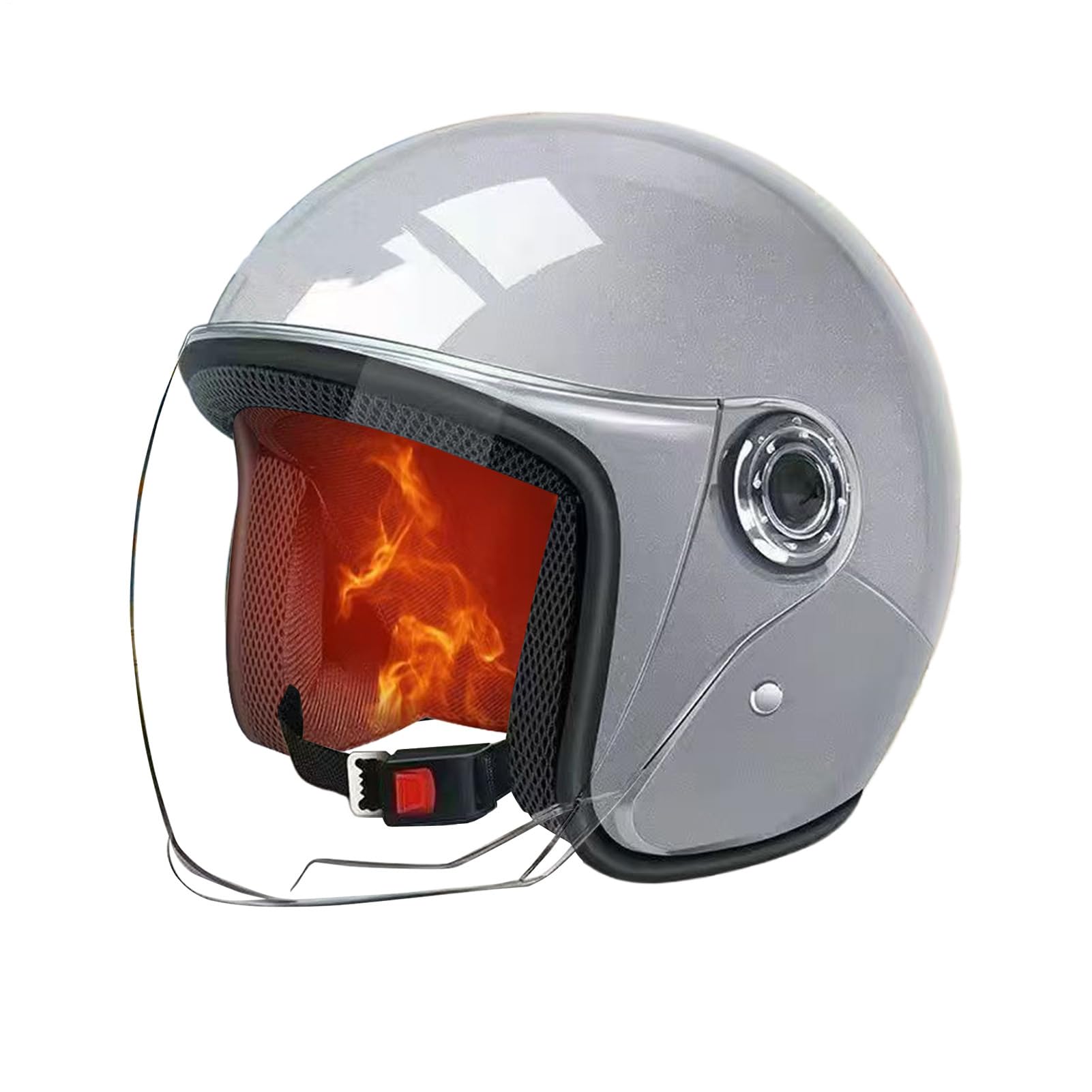 Gorro para motocicleta cómodo y cálido para trayectos de exterior 8