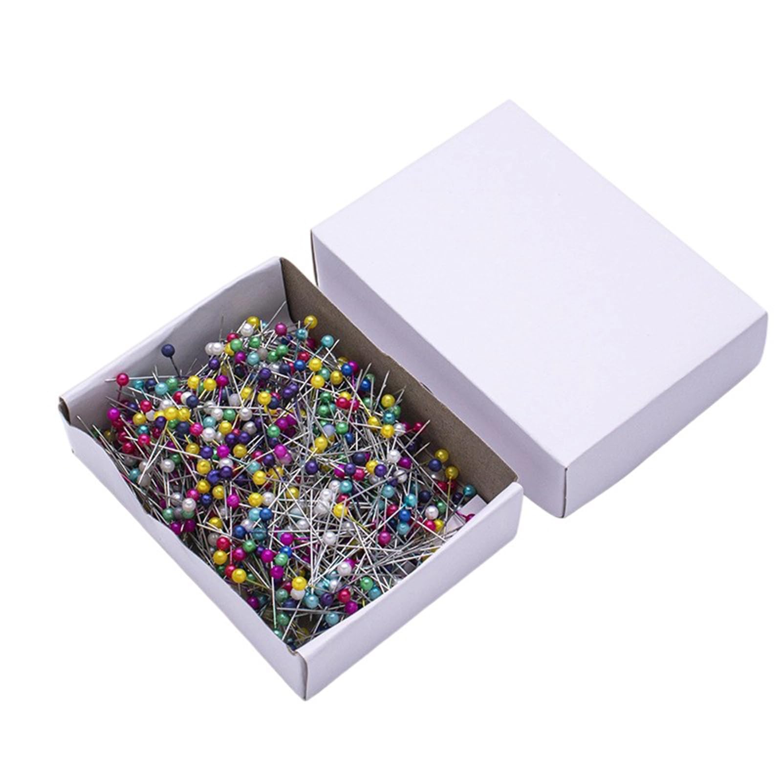800Pcs Colorful Quilting Pins Pearls Head Dressmaking Pins Sewing Positioning Pin for Sewing Craft Pattern Making Dressmaking Tailoring Supplies