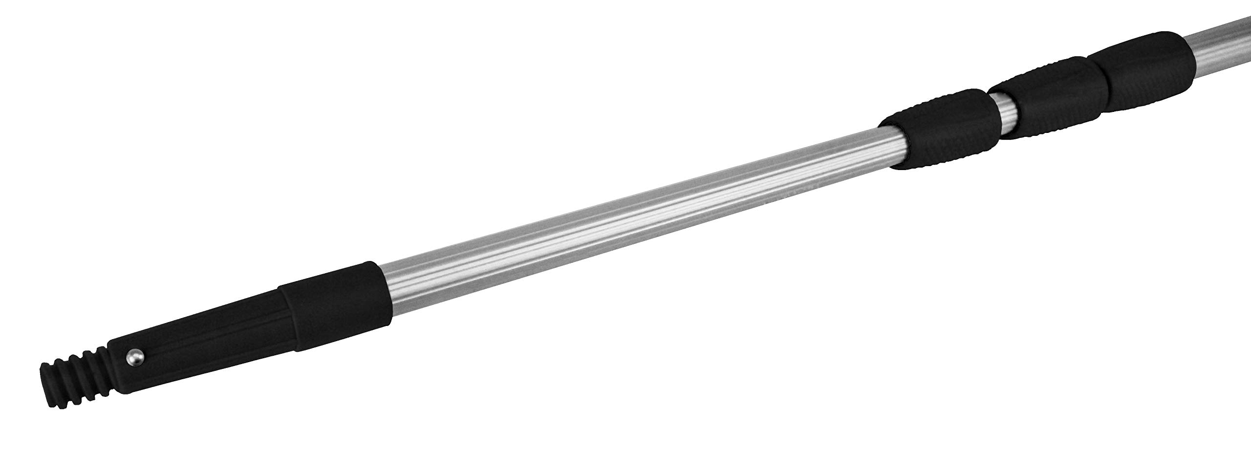 Teleskopstange Teleskop-Stange Stange 6 Meter 3-Fach Kopf Gewinde, Druckknopf, Konisch | Aluminium