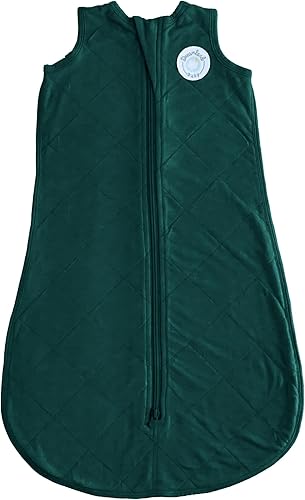 Dreamland Baby Saco de dormir ligero de viscosa de bambú (0-6 meses). Manta ultrasuave 1.0 TOG con cremallera de 2 vías. 95% viscosa, 5% elastano