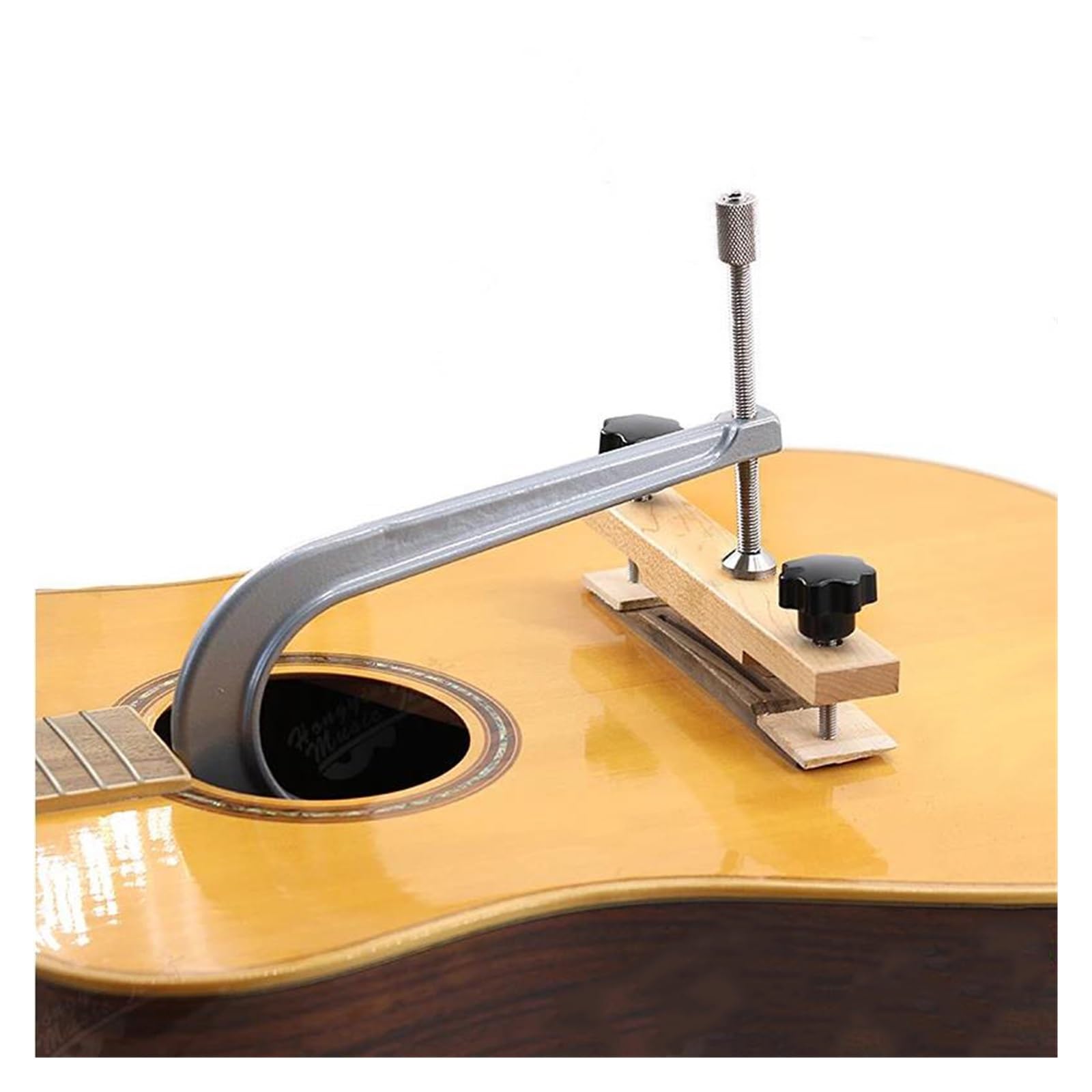 Professional Guitar Making Tools Strumento Professionale Per Liutaio Con Morsetto Per Installazione Di Ponti Per Chitarra Classica(3/4)