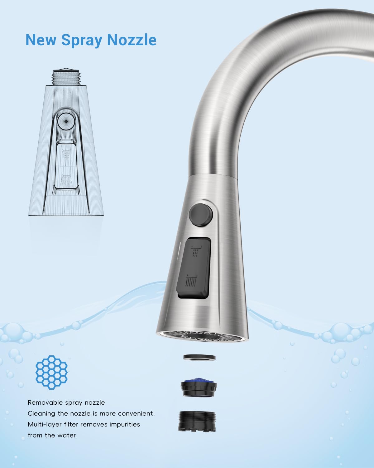 DAYONE 水道蛇口 Amazon.co.jp: DAYONE キッチン蛇口 ハイアーチ混合水栓 モダン