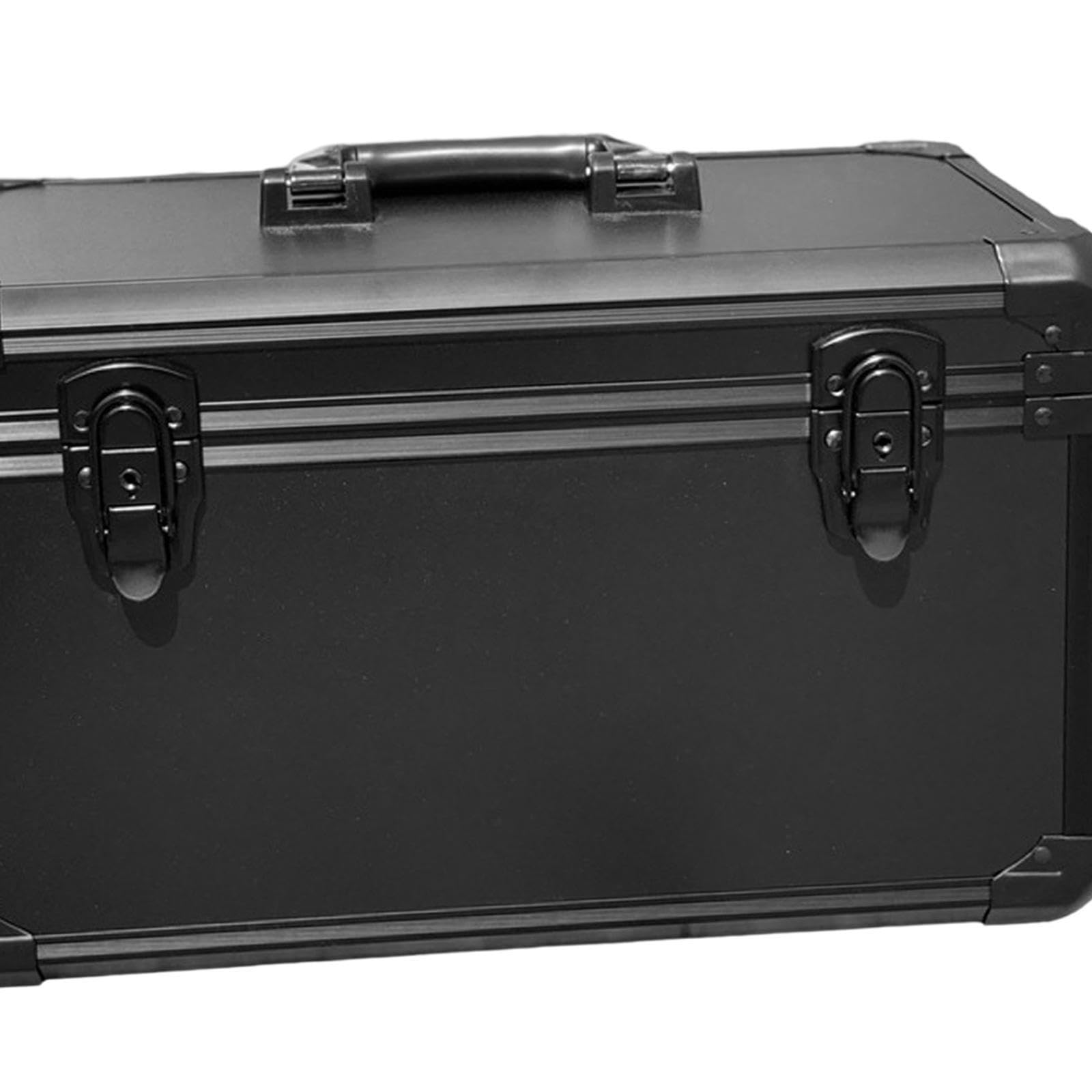 Valigetta portautensili portatile in lega di alluminio con maniglia, organizer antiurto e scatola porta accessori hardware, valigette rigide per uomo, accessori hardware, L