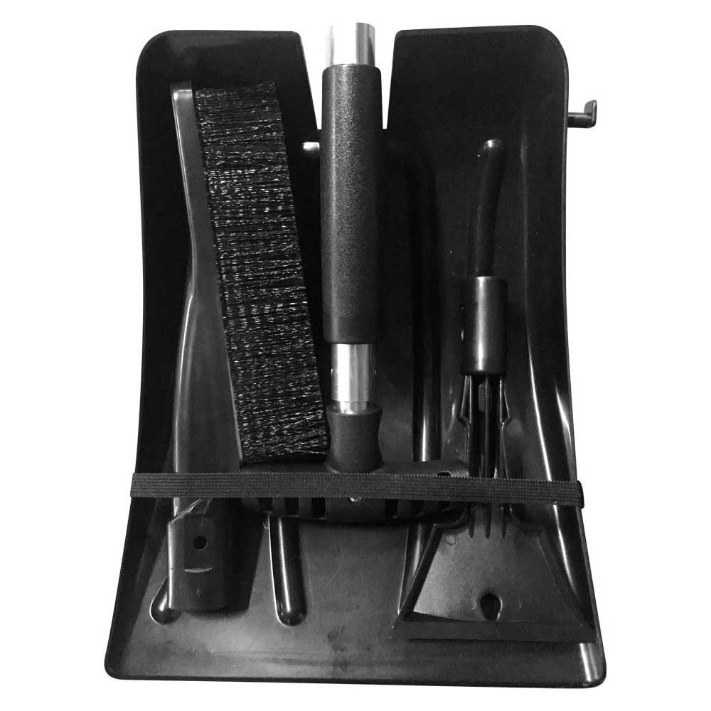 TERRE JARDIN - Pelle a Neige - Pelle à Neige Pliable, Multifonctions, avec Brosse et Grattoir - Pelle Déneigement Légère, Aluminium et Plastique - Pratique pour Voiture