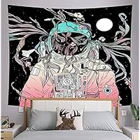 Tapisserie Astronaute Spatiale Pour Chambre à Coucher, Tenture Murale, Motif Galaxie Sympa, Décoration De Chambre, Grand Poster D'art Esthétique Pour Garçons, Hommes, Dortoir, Salon, 152,4 X 200,1 Cm