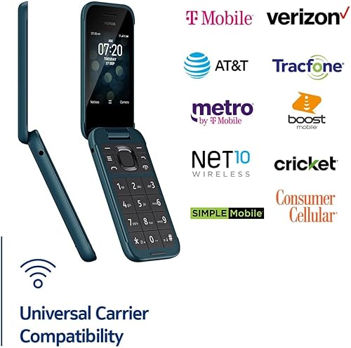 Miniatura 5 de Nokia 2780 Flip  Desbloqueado  Verizon ATT T-Mobile  Azul