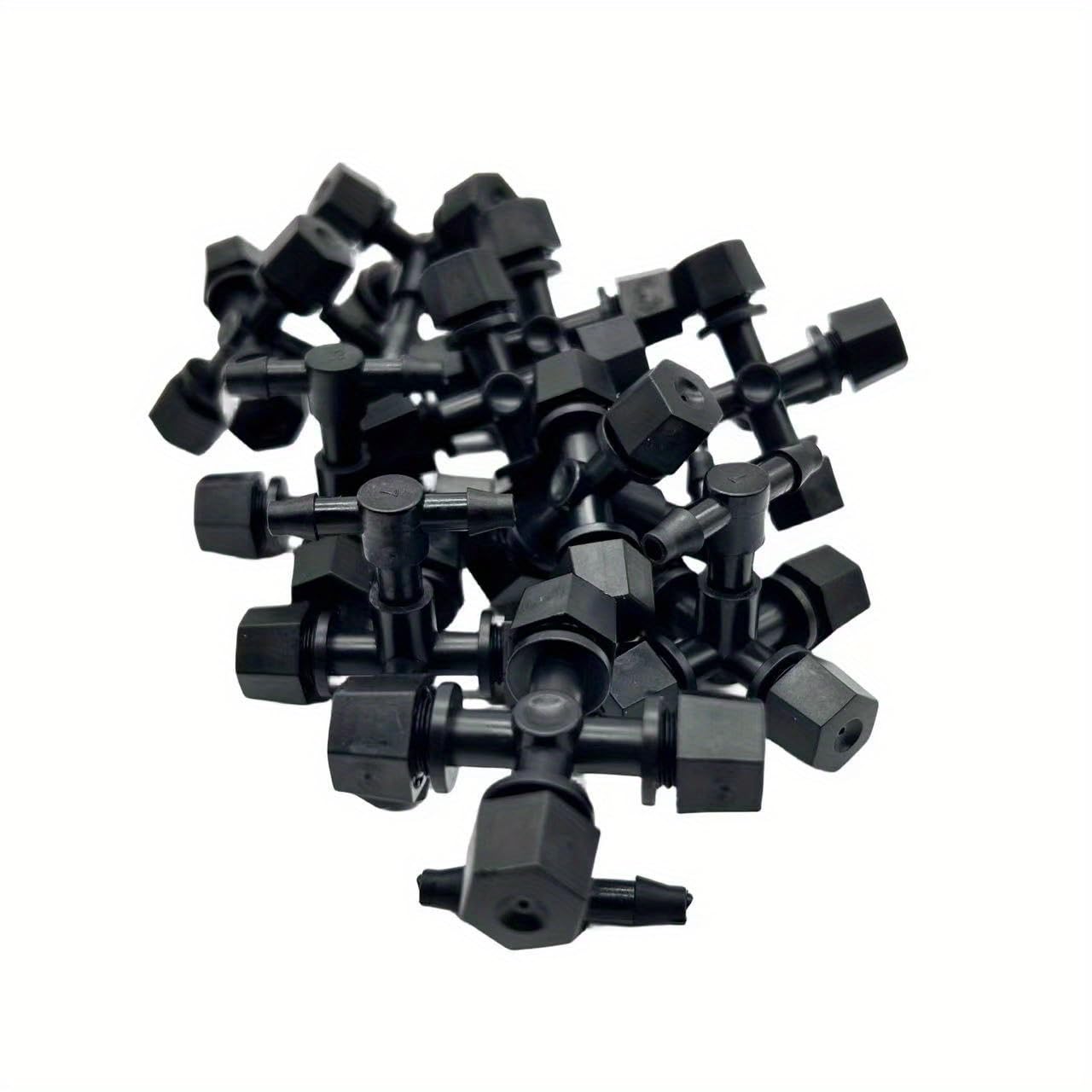 WOVSTNOV 10 Set 360 Degree Misting Nozzle Irrigation, Sprinklers Sprayer for Garden Irrigation System, Micro Sprayer Refraction Automizing Drippers (WP38-1)