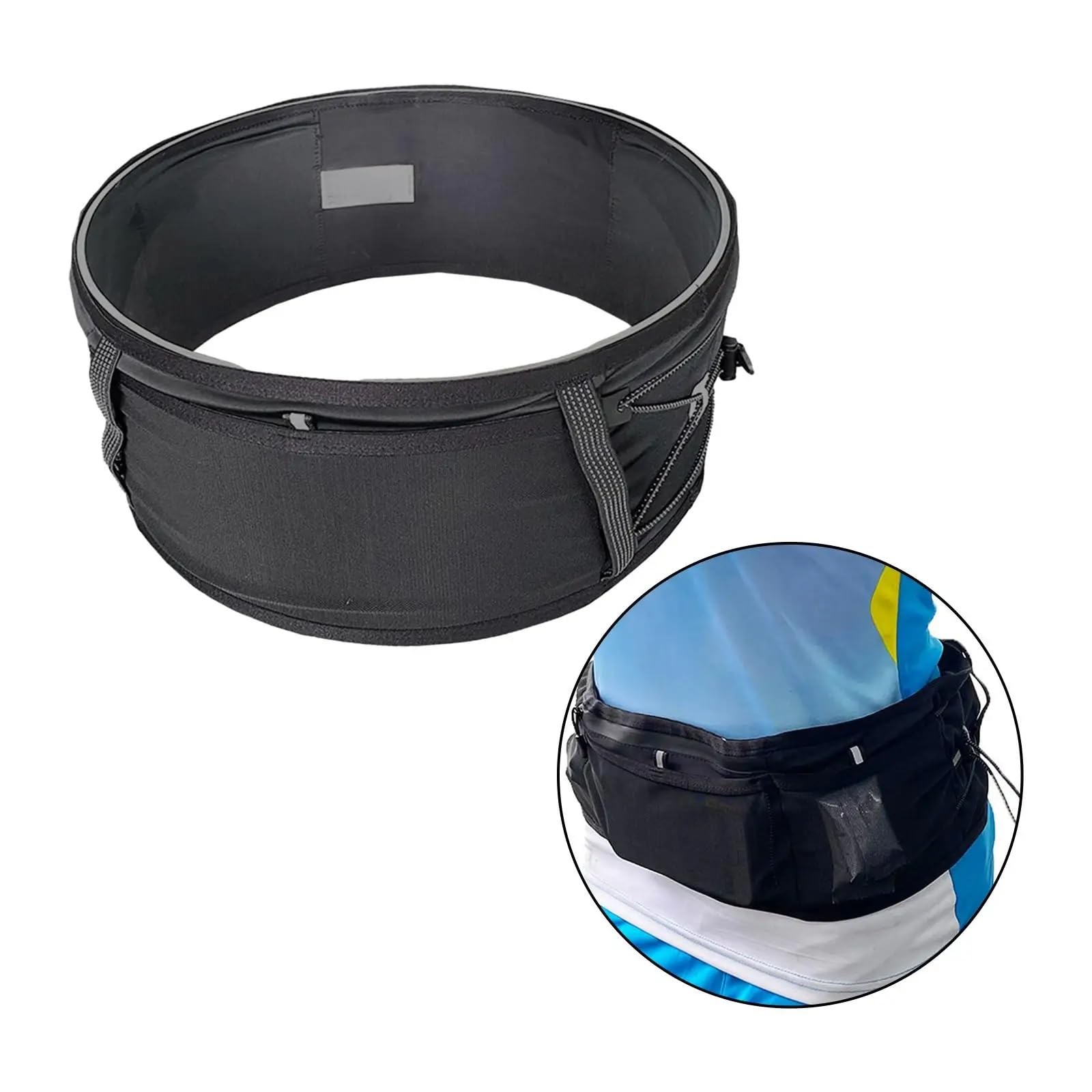 Ceinture De Course Sac de Taille de Sport, Ceinture de Course, Porte-clé de téléphone, Sac de Ceinture de Mode for Salle de Sport, Escalade, Jogging(L)