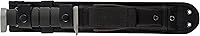 Vista 3 de Ka-Bar 1281, D2 Cuchillo de lucha/utilidad, dentado, funda de cordura negra