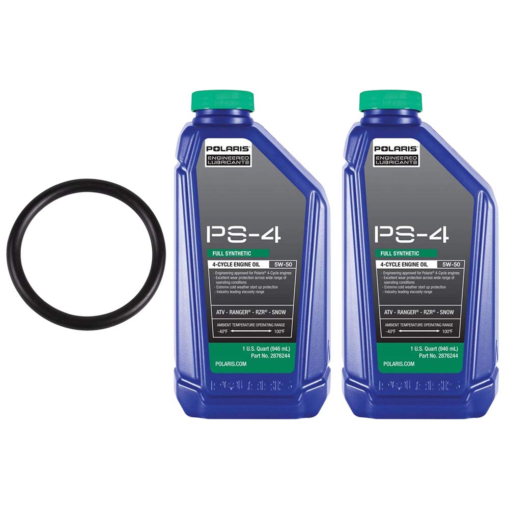 2009-2021 Polaris RZR 170 EFI Pursuit OEM Full Synthetic Oil Change Kit POL21