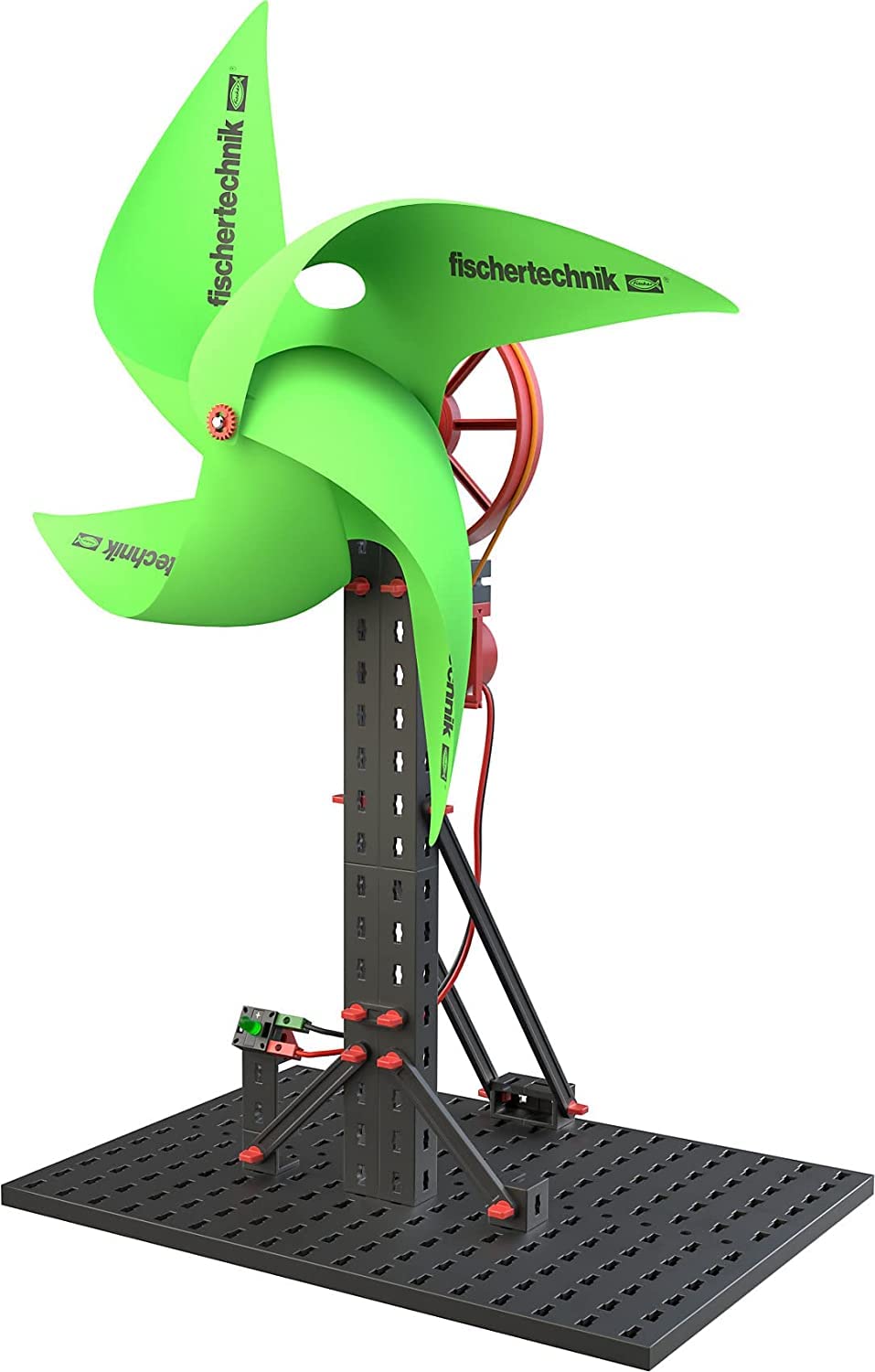 fischertechnik Profi Green Energy 559879 – Kit di Costruzione per Bambini, Gioco educativo sull'energia rinnovabile, 14 Modelli, dai 9 Anni in su