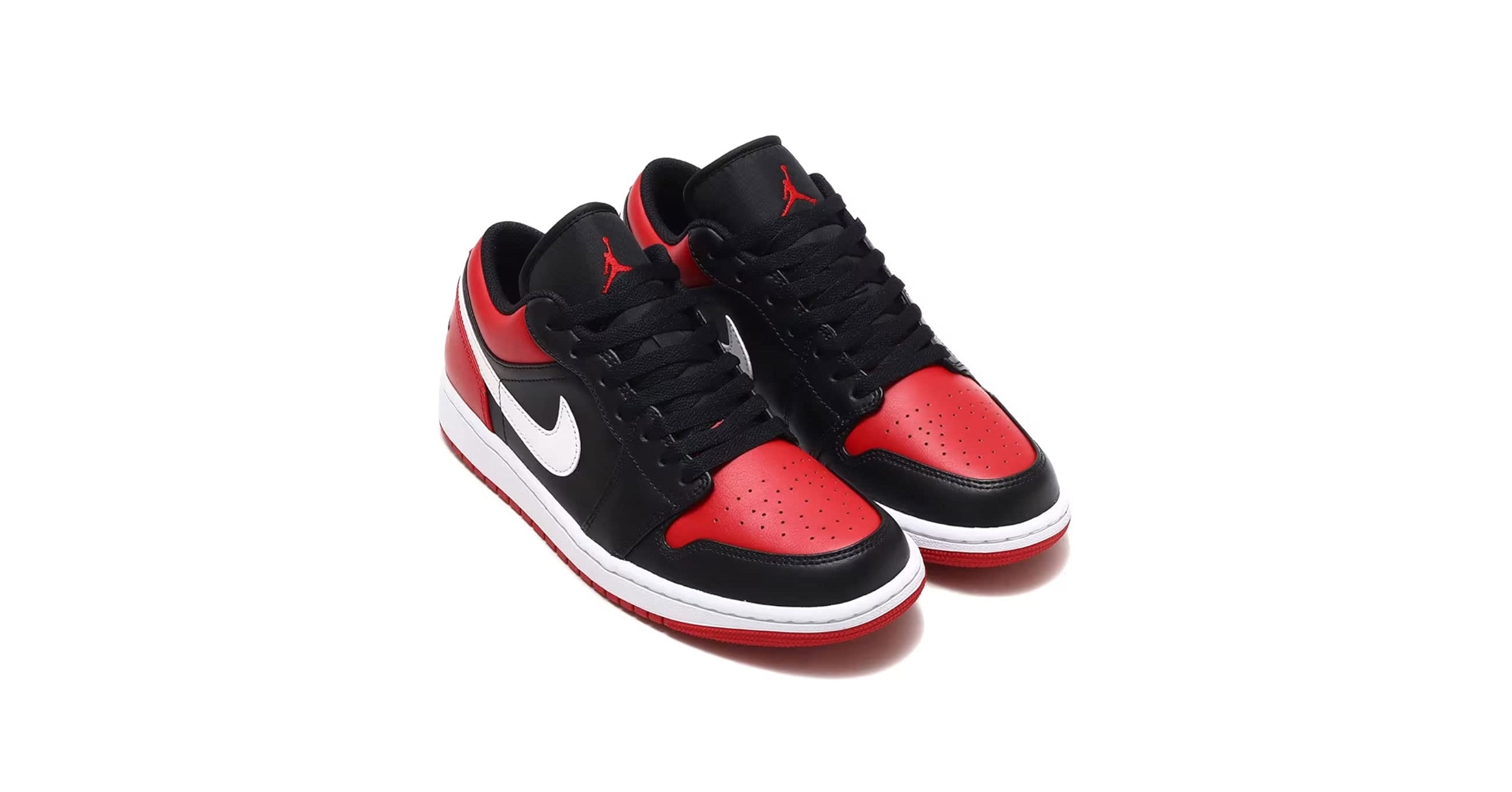 ナイキ NIKE 553558-066 [新品] エア ジョーダン 1 NIKE AIR JORDAN LOW black/gym red-white