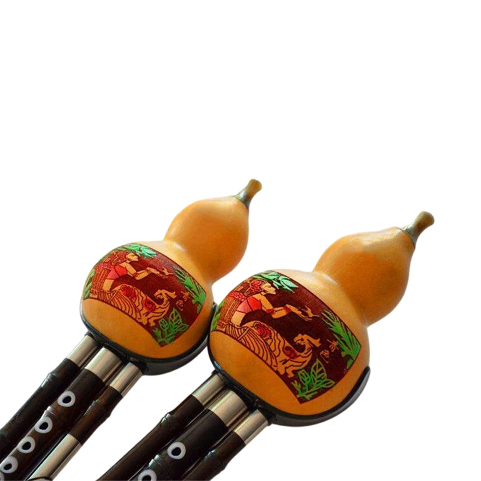 Hulusi Flûte De Gourde En Ébène C Majeur B Plat Instrument De Performance Sur Scène Professionnel(C major)