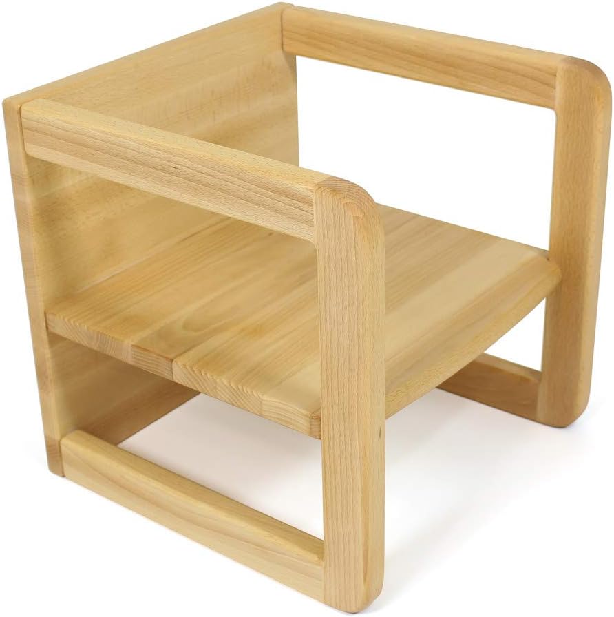 Jan Kurtz Hugo 500150 Children's Seat/Table 35 x 29 x 33 cm Natural Organically-Grown Waxed Beech