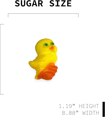 Miniatura 4 de Decoración comestible de animales de Pascua para decoración de azúcar, conejos, pollitos y huevos, para pasteles, cupcakes, frutas y más, 24 unidades