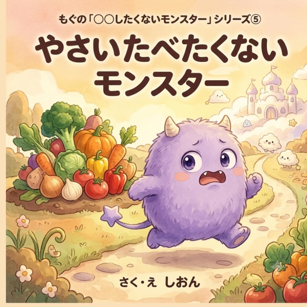 やさいたべたくないモンスター: モグの「○○したくないモンスター」シリーズ⑤