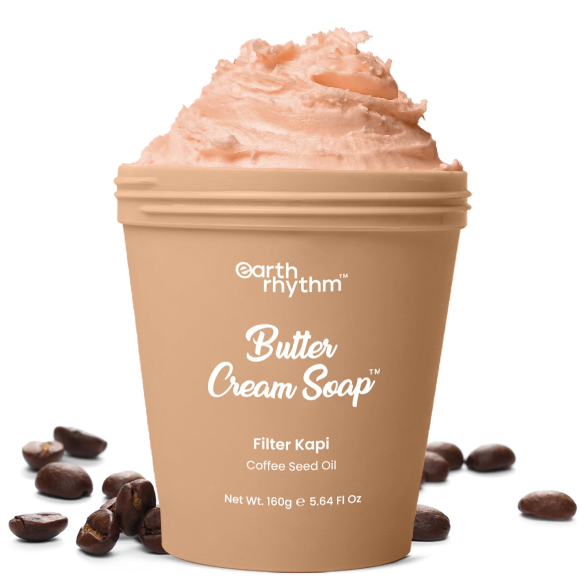 Earth Rhythm Butter Cream Soap, 48H Moisture, Gentle Cleanse, No Sulphates, No Phthalates – Filter Kapi