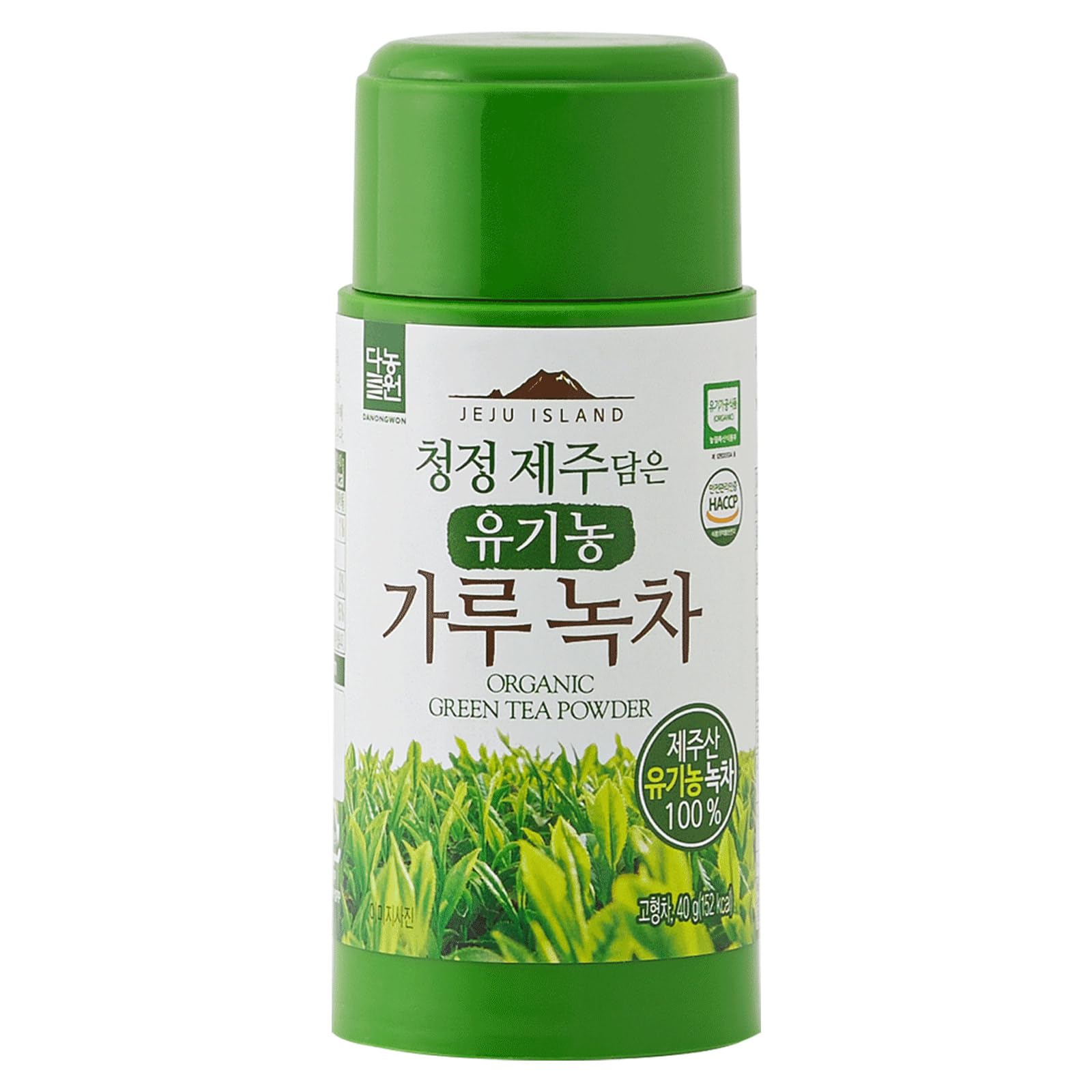 100% Organic Jeju Island Matcha Green Tea Powder 40g (1 Pack)