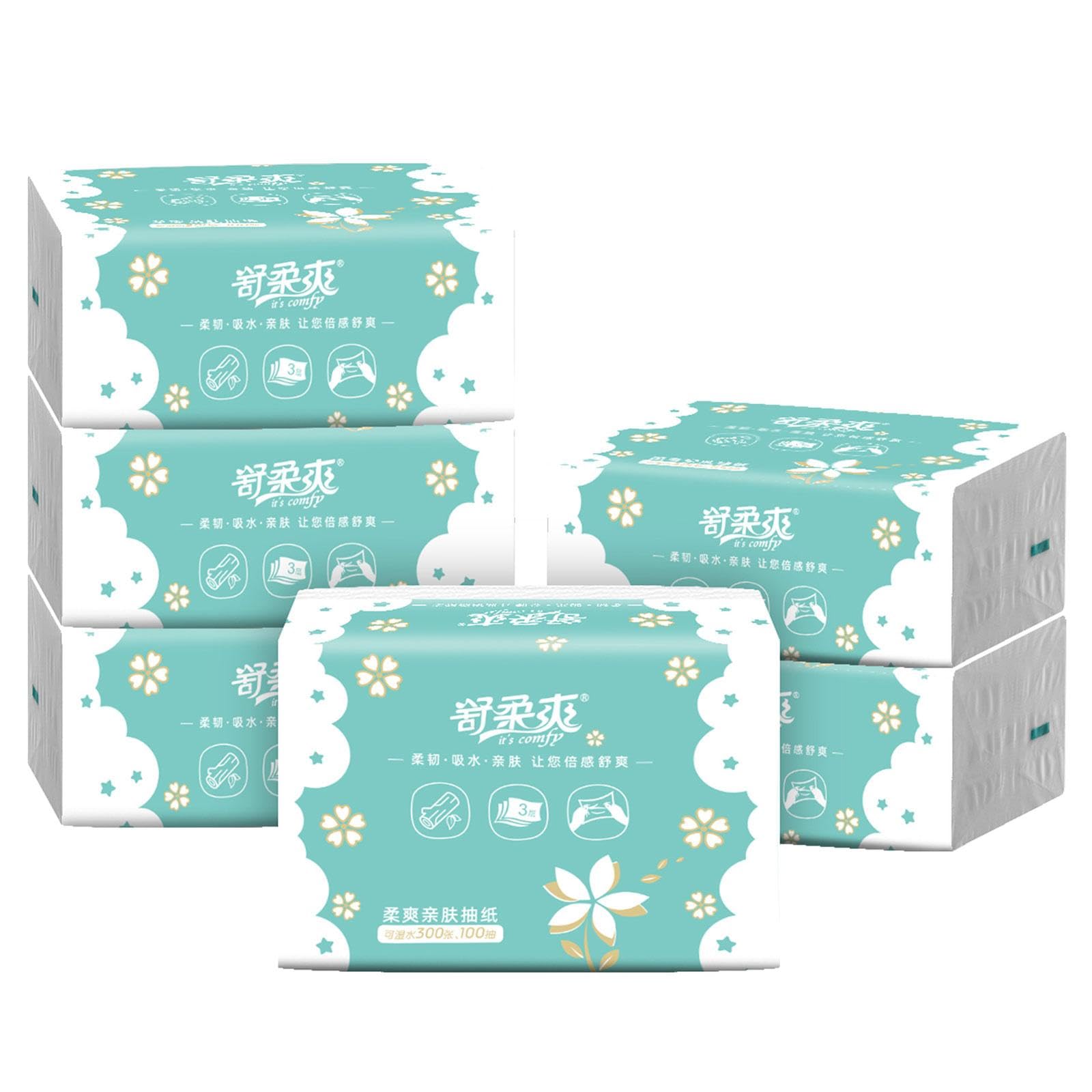 ARTISOUL® 30 Pieces Facial Tissue Packs Family Toilet Paper for Car Restaurant Bedroom | Household Supplies & Cleaning | Paper Products | Facial Tissues 3