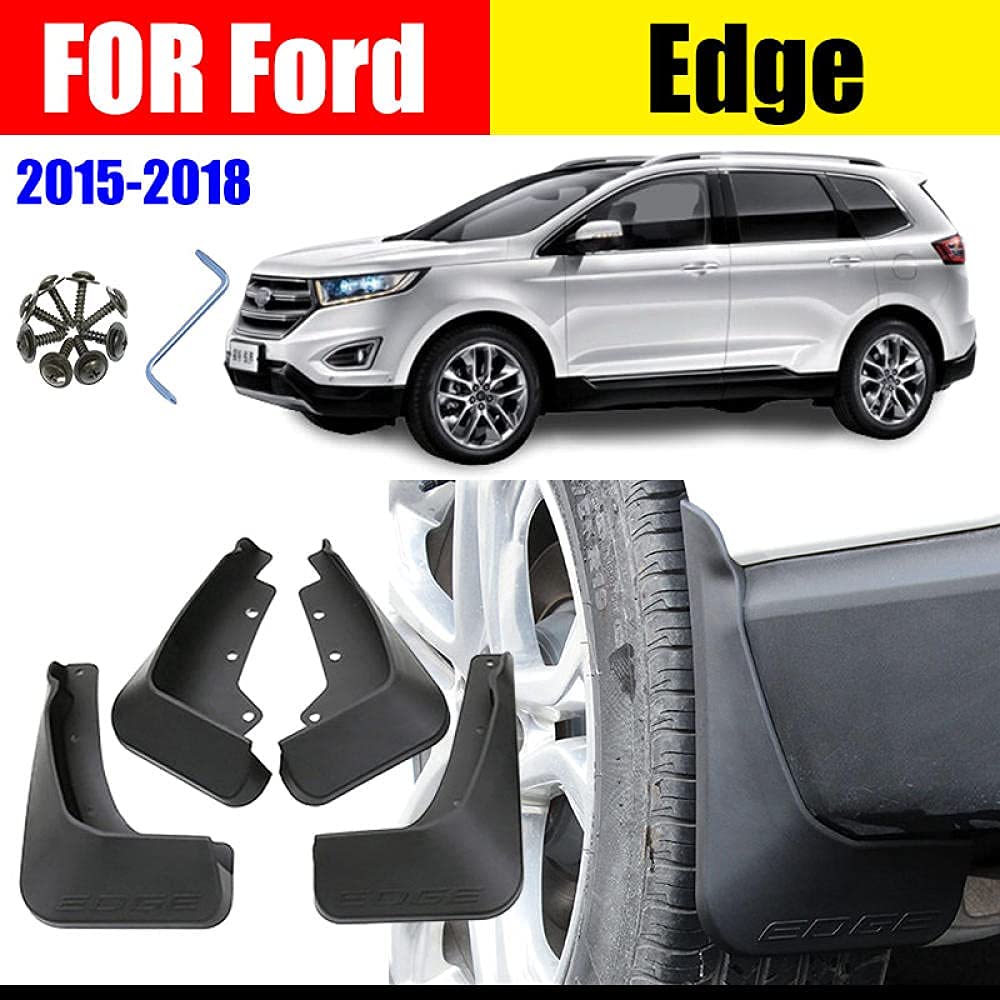 Schmutzfänger Set Für Ford Edge 2015-2018 - 4-teilig ABS Spritzschutz Vorne Und Hinten