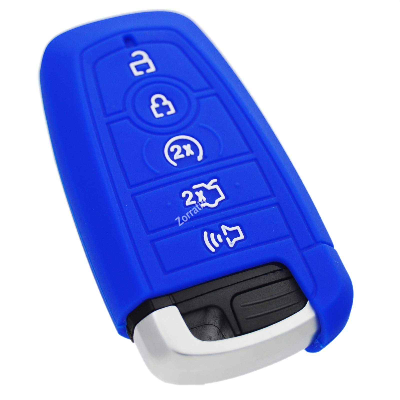 Silicone Key Fob Cover for Ford F150 Mustang Explorer Expedition Escape Edge Bronco Transit Maverick and Lincoln Navigator Nautilus Aviator Corsair