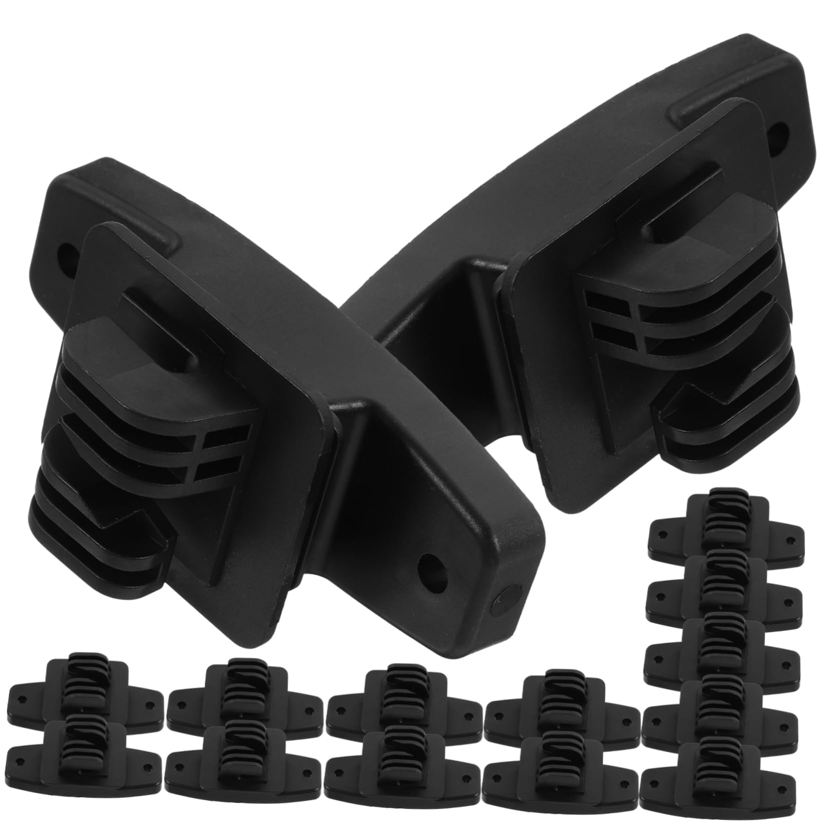 POPETPOP Isolatori 50 Pezzi in Pp Nero per Recinzioni Elettriche Isolatori per Filo Elettrico a Bassa Dispersione Accessori per Recinti Agricoli