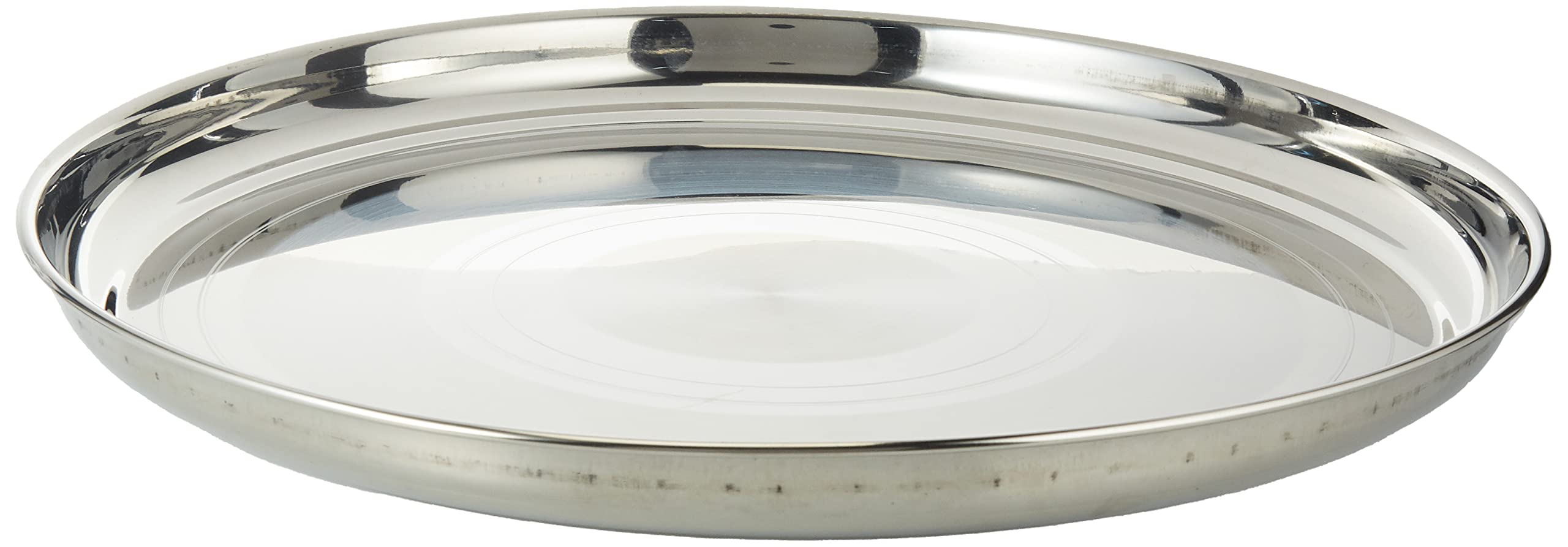 RAJ STAINLESS STEEL SILVER TOUCH THALA DINNER PLATE, 50 CM , SILVER, STT022, SERVING PLATTER , SERVEWARE , SERVING PLATE , RICE PLATE