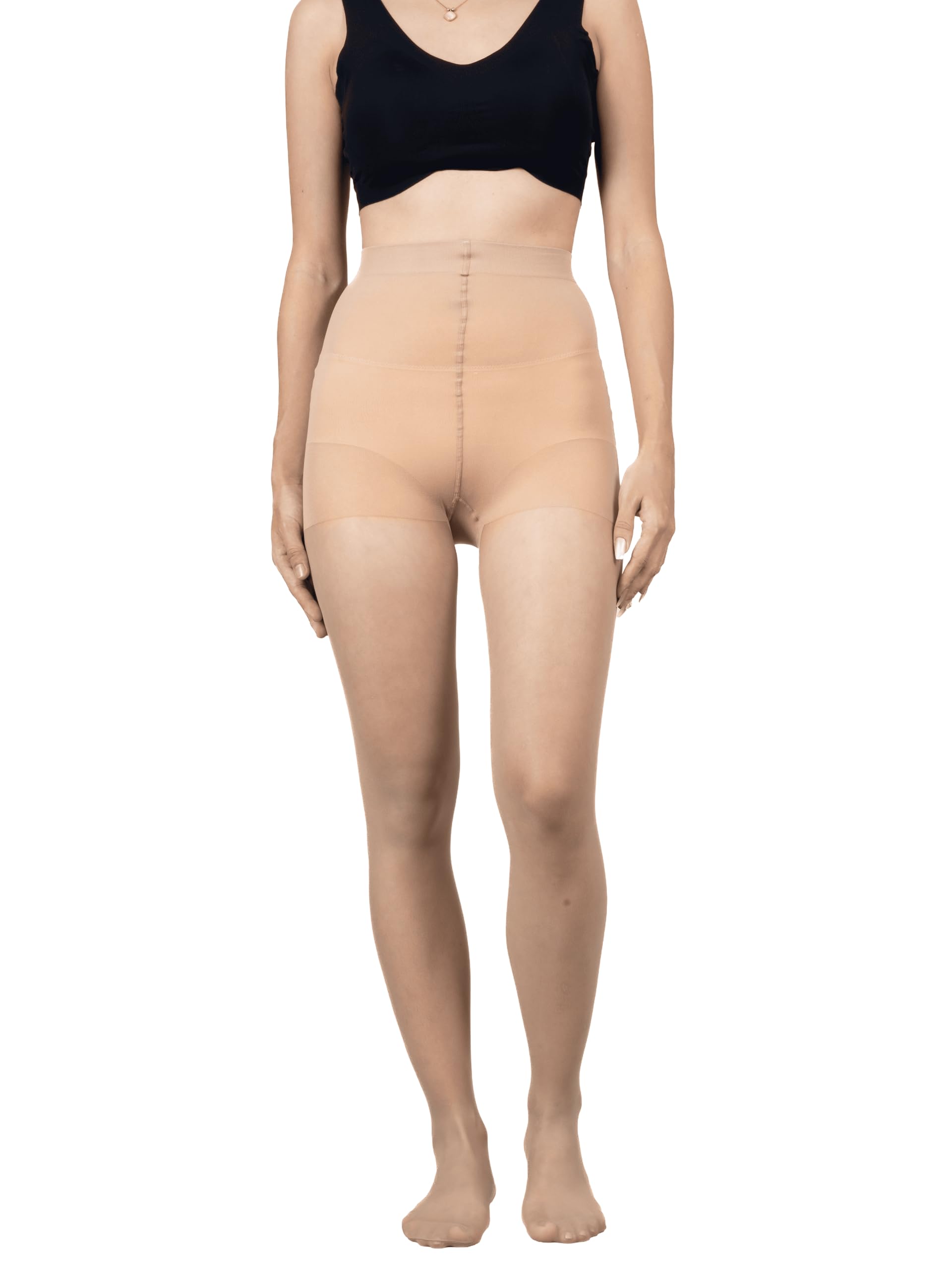 Stockings for Women, Pack of 2 Premium Sheer Tights for Girls, Ultra Comfortable Pantyhose Stockings, XS to 7XL-image-7