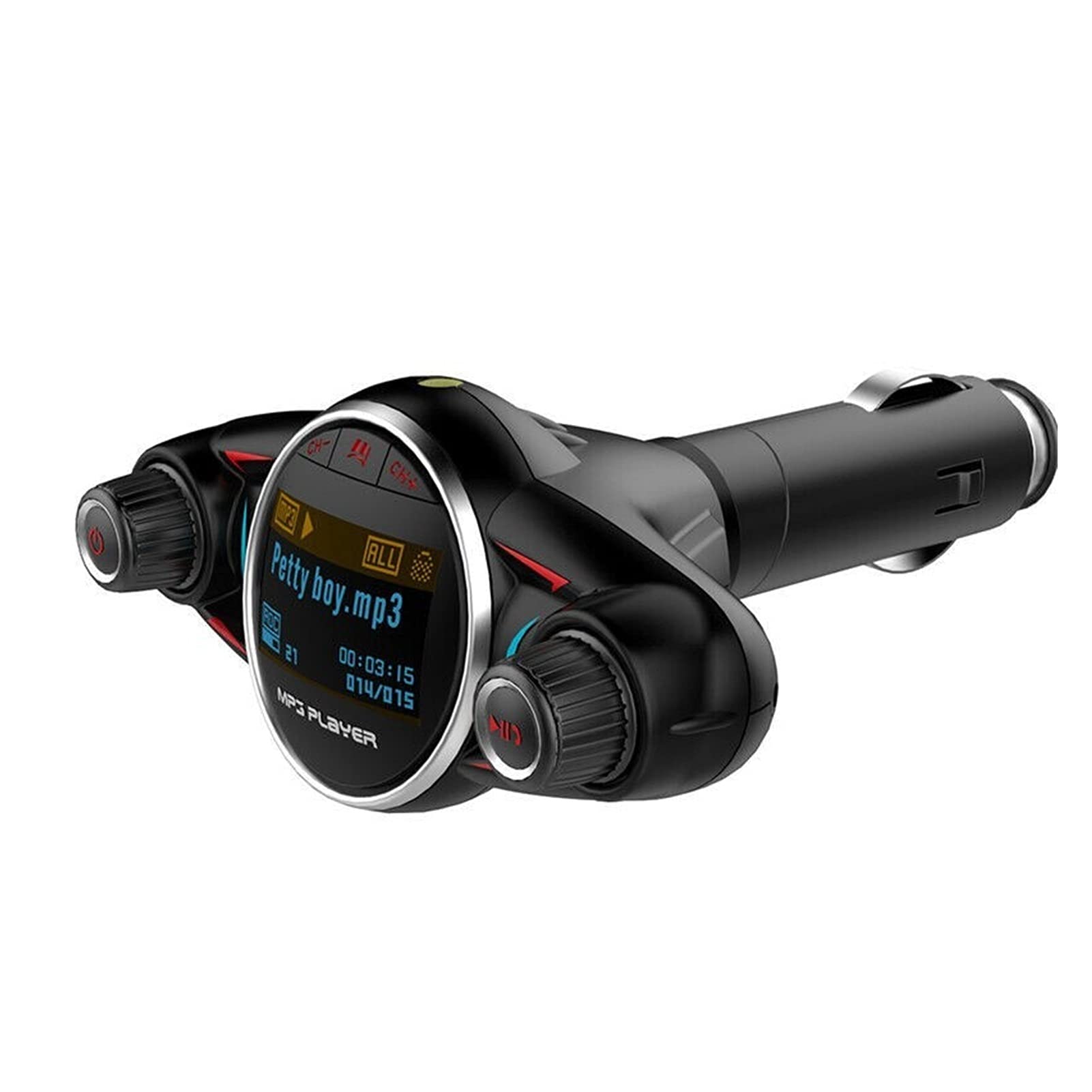 Adattatore Audio Bluetooth. Auto MP3 Player Wireless Bluetooth Vivafree FM. Kit Auto trasmettitore 2. 1A TF AUX. Audio USB Caricabatterie LCD. Display Car. FM. Modulatore