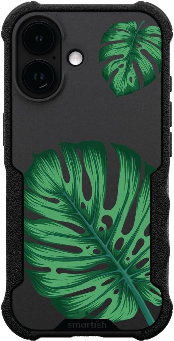 Smartish - Aah! Real Monsteras - iPhone 17 MagSafe Armor Case - Gripzilla [Rugged & Tough] Heavy Duty Armor Case - Fits iPhone 17