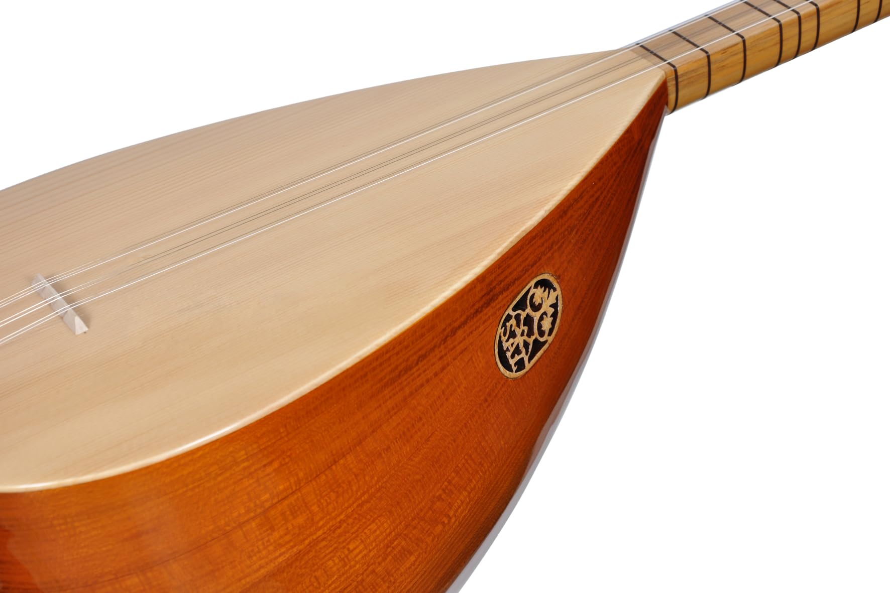 Zaza Percussion - Amazing New!! Turkish Professional Saz Baglama Long Neck Mulberry+ Soft Case - Image 3