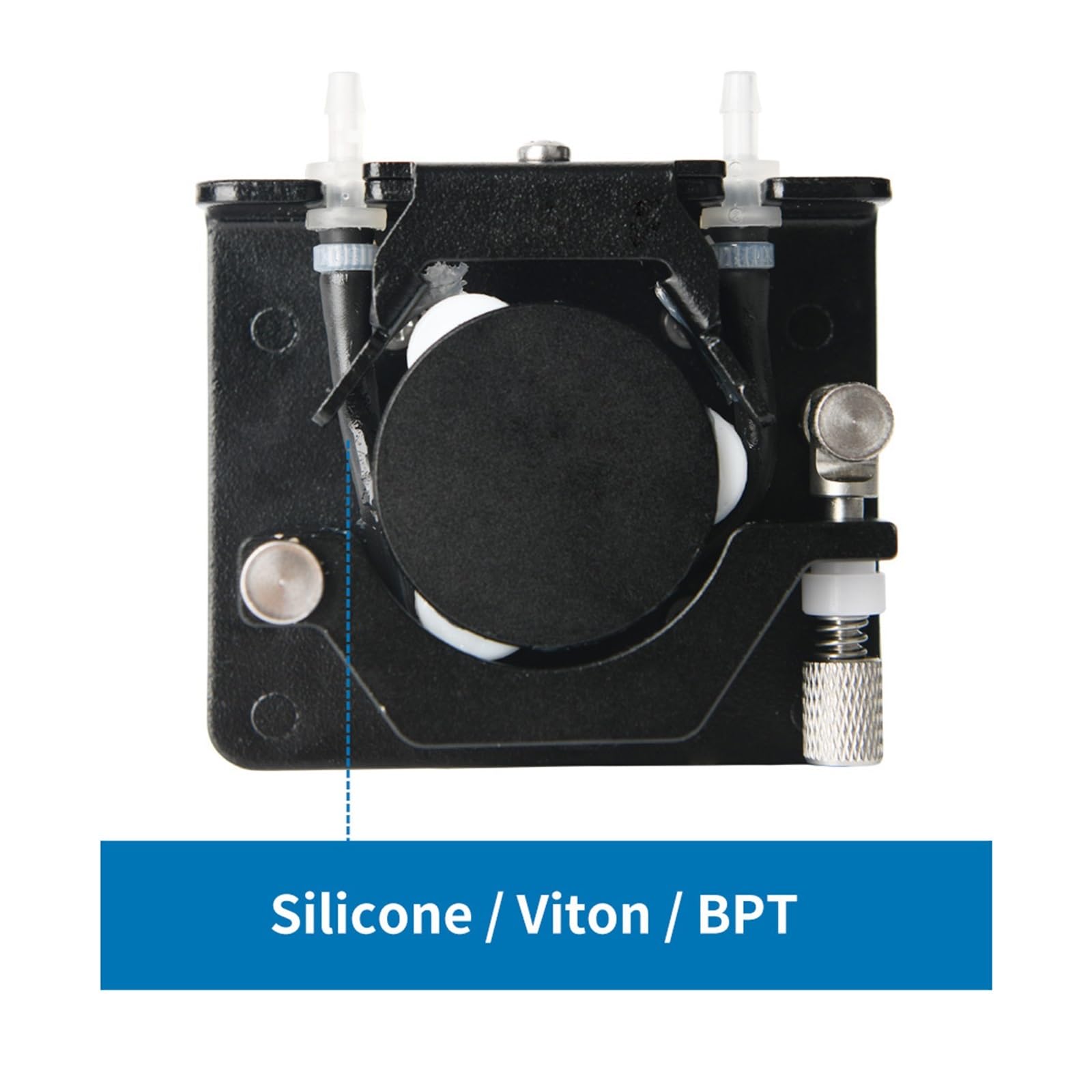 Máquina llenadora, Bomba peristáltica KCS de 12 V y 24 V con motor paso a paso, bomba de transferencia de bajo caudal y alta precisión, bomba dosificadora de velocidad ajustable for laboratorio.(S16,1