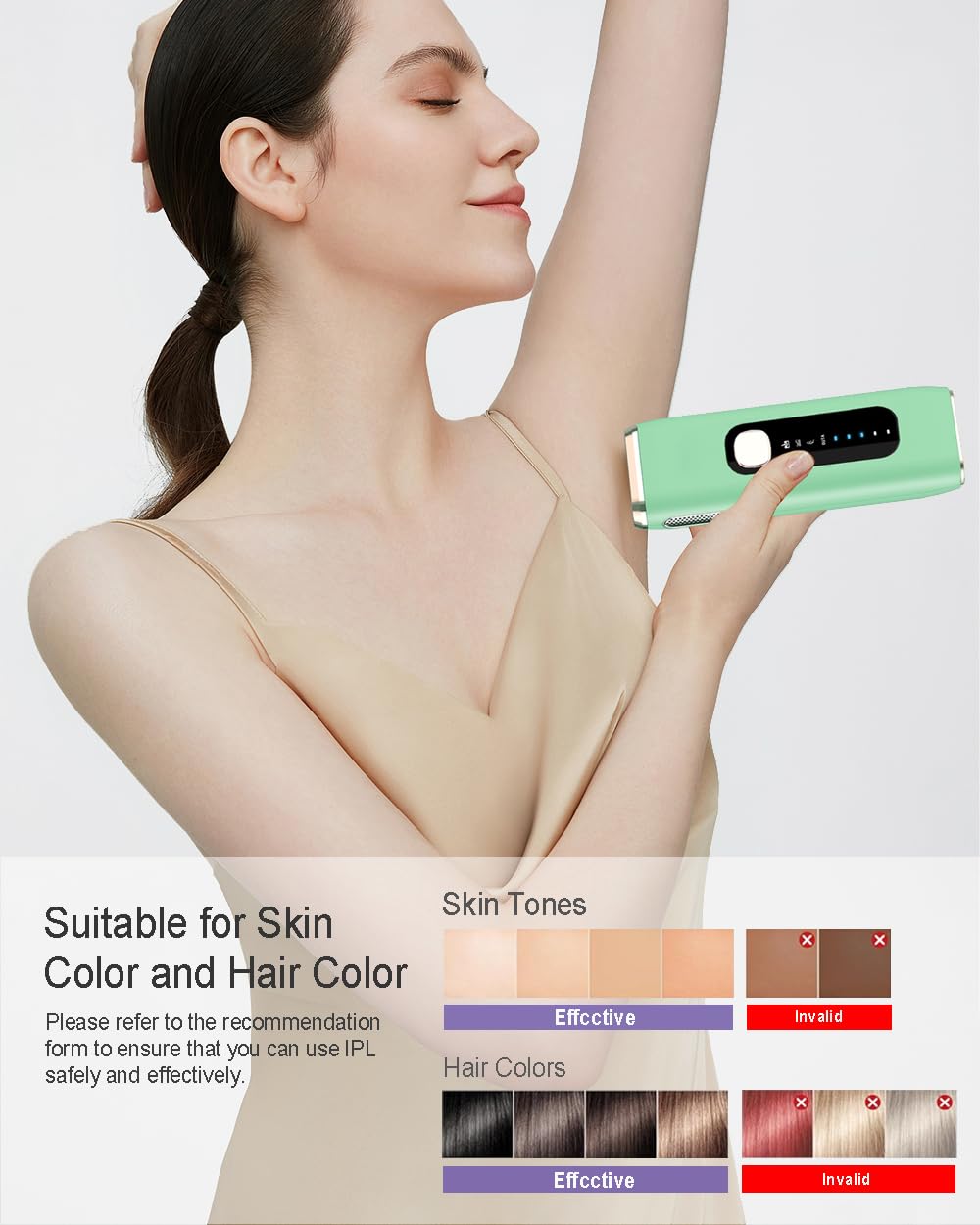 Amazon.com: IPL Laser Hair Removal Device for Women Men at Home