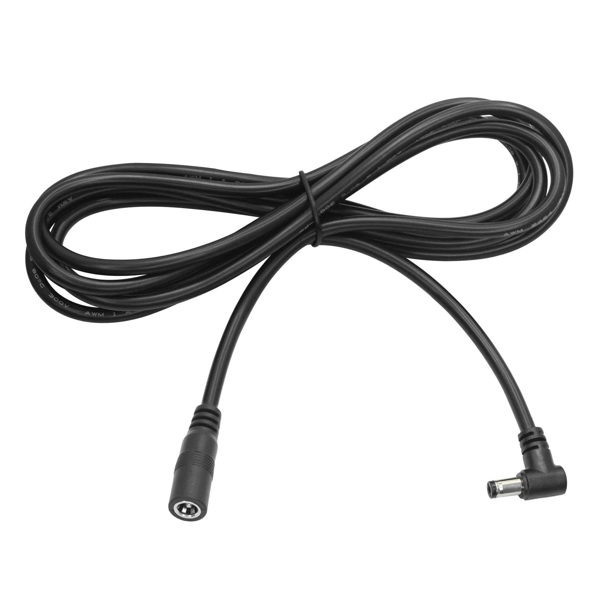 Aurorapath 12V DC 5.5mm x 2.1mm Power Extension Cable 16FT, 18AWG 120W 10A