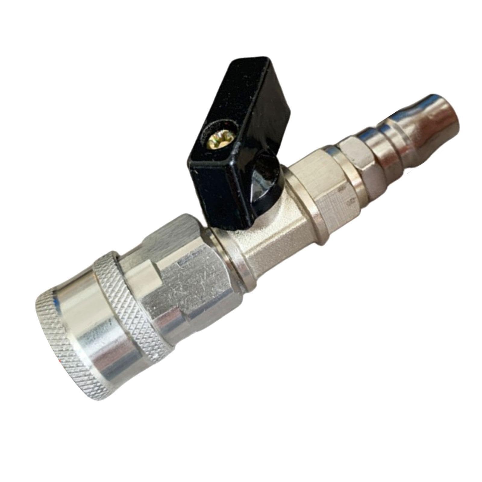 Quxvuis Easy Install High Pressure Washer Ball Valve Switch Long-Lasting Durable Easy To Open/Cl Ball Valve Is To Open And Cl. Provides Leverage At High, Style D