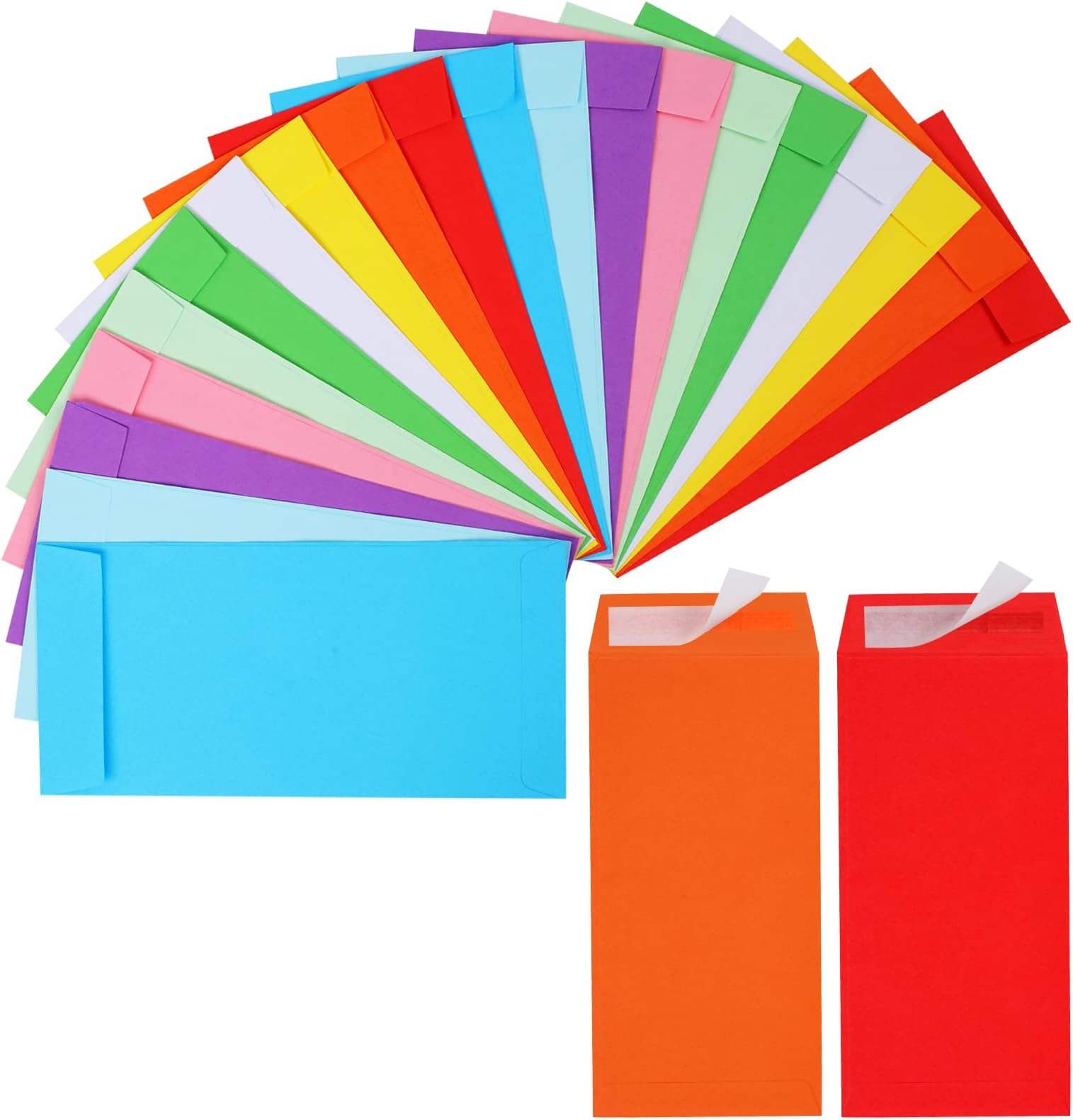 Cash Envelopes -120 Envelopes Money Saving Challenge, 3.2x6.6inch Money Envelopes for Budgeting, Coins, Checks, Gift Cards & Tickets