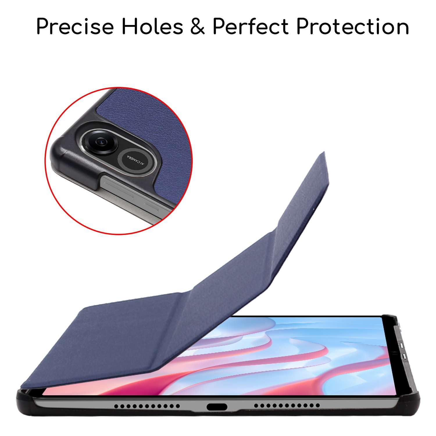 ebestStar - Cover per Honor Pad 8, Custodia Protezione Rotazione 360, Pelle PU, Blu scuro