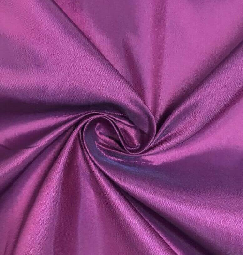 JOELLE STORE Pink Purple Iridescent Taffeta Fabric 60” Width By The Yard JOELLE STORE