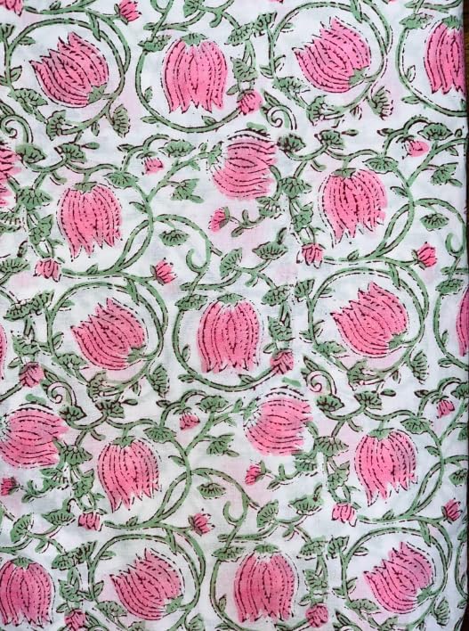 Light Pink Beige Daisy Floral Pillow Covers Vintage Flowers Decorative Pillow Cases Set of 2 Block Print Cotton Linen Throw Pillows Farmhouse Decor for Sofa Cover (Color-6, 20x20)